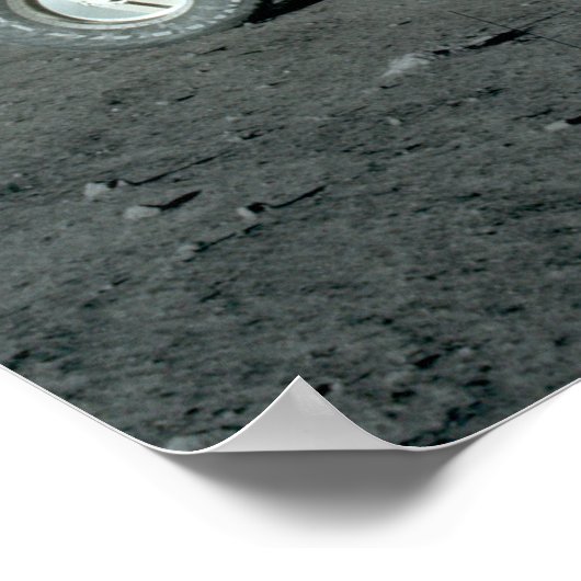 Apollo 17 - De finale Manned Moon Landing Poster (Hoek)