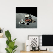 Apollo 17 - De finale Manned Moon Landing Poster (Thuiskantoor)