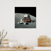 Apollo 17 - De finale Manned Moon Landing Poster (Keuken)