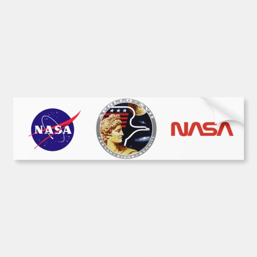 Apollo 17: De laatste Hurrah. Bumpersticker (Voorkant)