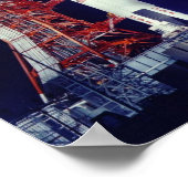 Apollo 17 en de maan poster (Hoek)