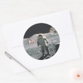 Apollo 17 Laatste ma op de Maan Sticker (Envelop)
