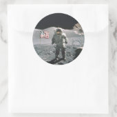 Apollo 17 Laatste ma op de Maan Sticker (Tas)