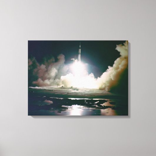 Apollo 17 Lancering Canvas Afdruk (Voorkant)