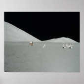 Apollo 17 Landing Site Poster (Voorkant)