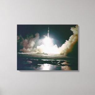 Apollo 17 Lift Off Canvas Afdruk