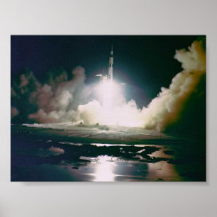 Apollo 17 Lift Off Poster