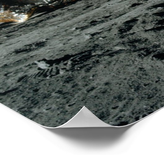 Apollo 17 Lunar Landing Site Poster (Hoek)