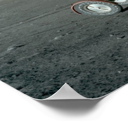 Apollo 17 Lunar Module & Lunar Roving Vehicle Poster (Hoek)