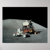 Apollo 17 Lunar Module & Lunar Roving Vehicle Poster (Voorkant)