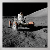 Apollo 17 Lunar Rover Poster (Voorkant)