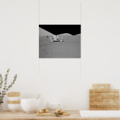 Apollo 17 Lunar Roving Vehicle Poster (Keuken)