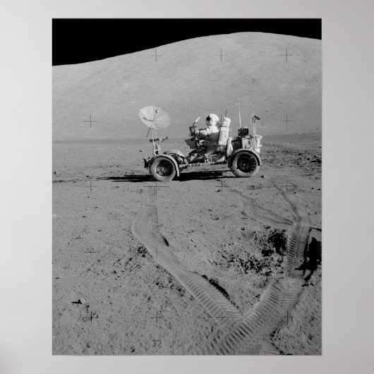 Apollo 17 Lunar Roving Vehicle Poster (Voorkant)