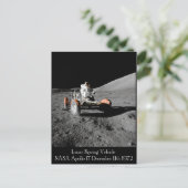 Apollo 17 Lunar Vehicle Briefkaart (Staand voorkant)
