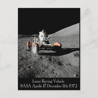 Apollo 17 Lunar Vehicle Briefkaart
