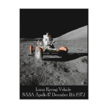 Apollo 17 Lunar Vehicle Briefkaart