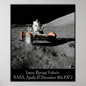 Apollo 17 Lunar Vehicle Poster (Voorkant)