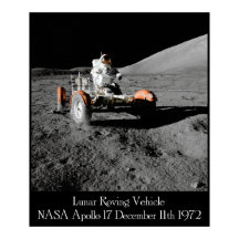 Apollo 17 Lunar Vehicle Poster