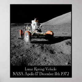Apollo 17 Lunar Vehicle Poster