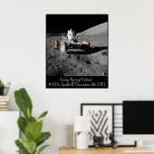Apollo 17 Lunar Vehicle Poster (Thuiskantoor)