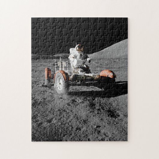 Apollo 17 Missie Maan Rover December 1972 Legpuzzel (Verticaal)