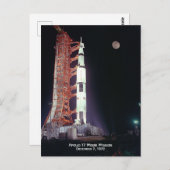 Apollo 17 Moon Mission Briefkaart (Voorkant / Achterkant)