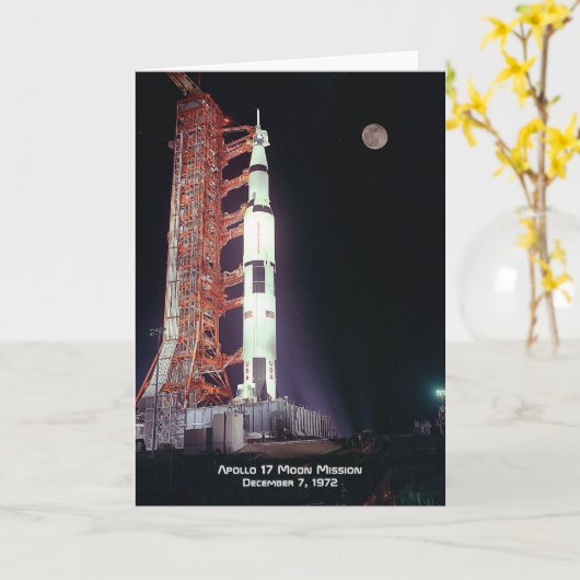 Apollo 17 Moon Mission Kaart (Gele Bloem)