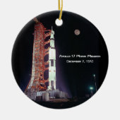 Apollo 17 Moon Mission Keramisch Ornament (Voorkant)