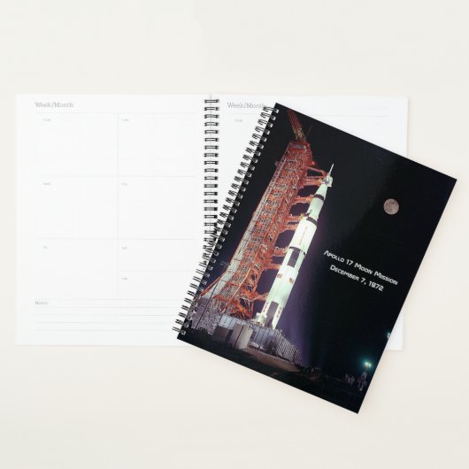 Apollo 17 Moon Mission Koelbox Planner (Display)