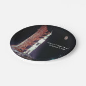 Apollo 17 Moon Mission Papieren Bordje (Gekanteld)