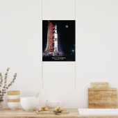 Apollo 17 Moon Mission Poster (Keuken)