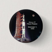 Apollo 17 Moon Mission Ronde Button 3,2 Cm (Voorkant)