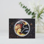 Apollo 17 NASA-missiepatchlogo Briefkaart (Staand voorkant)