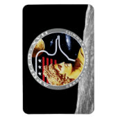 Apollo 17 NASA-missiepatchlogo Magneet (Verticaal)