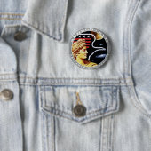 Apollo 17 NASA-missiepatchlogo Ronde Button 5,7 Cm (In situ)