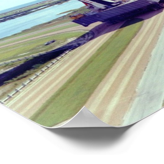 Apollo 17 op de Crawlerway Poster (Hoek)