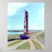 Apollo 17 op de Crawlerway Poster (Voorkant)