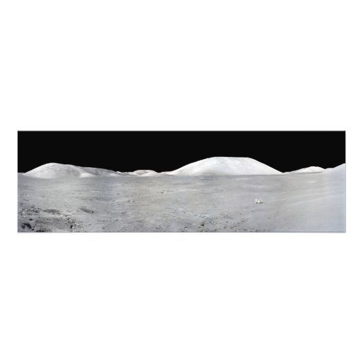 Apollo 17 Panorama Foto Afdruk (Voorkant)