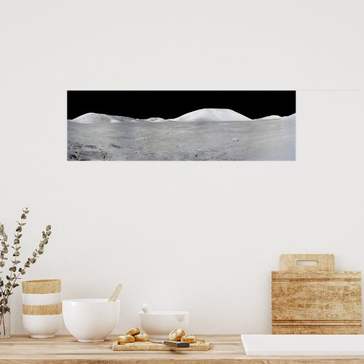 Apollo 17 Panorama Poster (Keuken)