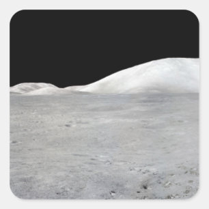 Apollo 17 Panorama Vierkante Sticker