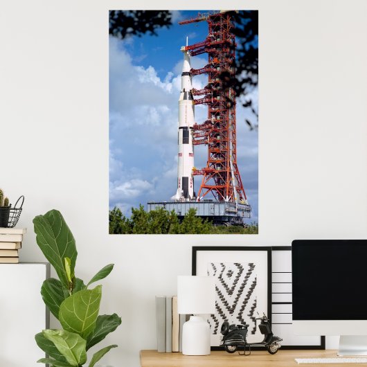 Apollo 17 poster (Thuiskantoor)