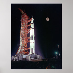 Apollo 17 pre-lancering poster