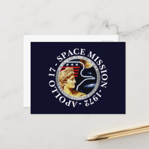 Apollo 17 Space Mission 1972 Insignia Briefkaart