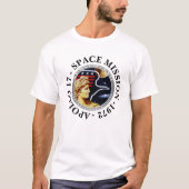 Apollo 17 Space Mission 1972 Insignia T-shirt (Voorkant)