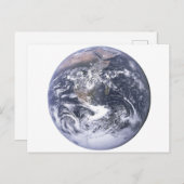 Apollo 17 Uitzicht van de aarde in de ruimte Briefkaart (Voorkant / Achterkant)
