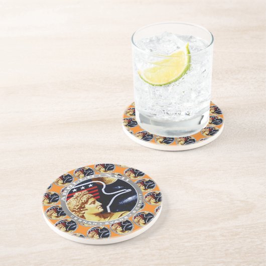 Apollo 17 zandsteen onderzetter (Zijkant)