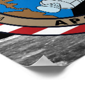 Apollo 1 Missie Patch Logo Poster (Hoek)