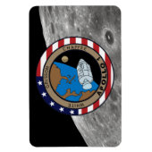 Apollo 1-missiepatchlogo magneet (Verticaal)
