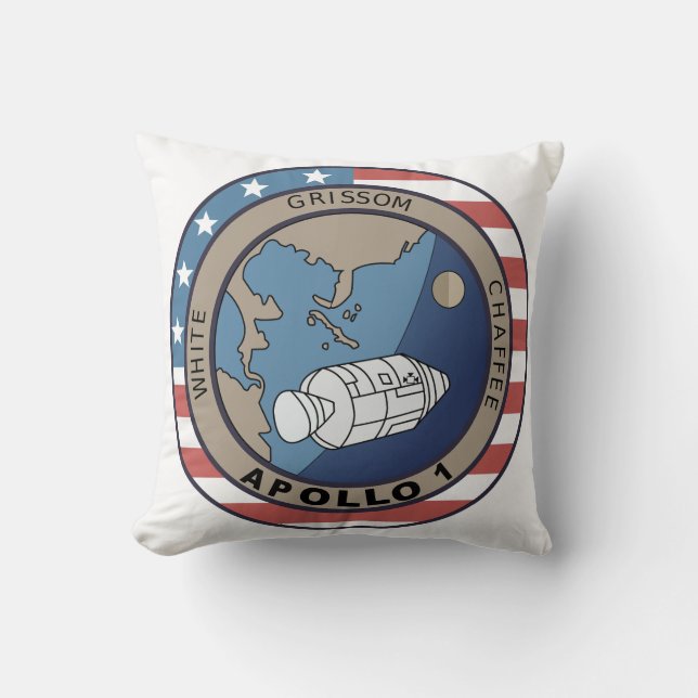 Apollo 1 Mission Patch Kussen (Voorkant)