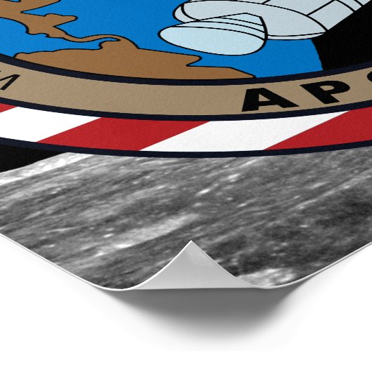 Apollo 1 Mission Patch Logo Poster (Hoek)